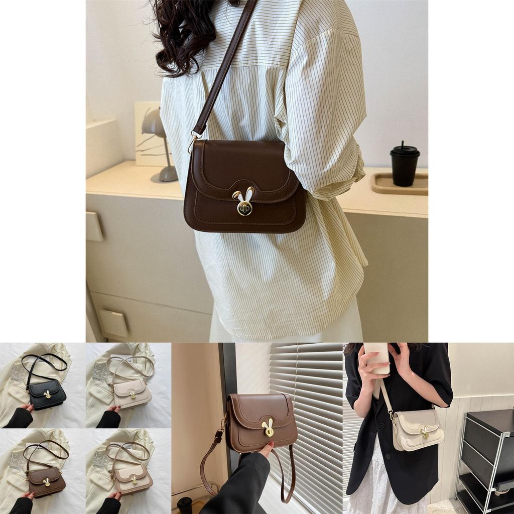 Stylish Vintage Crossbody Bag For Women In Classic Black White Brown And Khaki Perfect For Autumn Fashion