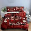 Set Biancheria da Letto Manchester United Copripiumino Federe Decorazioni per la Casa (1 * Copripiumino 2 * Federe, senza piumino)