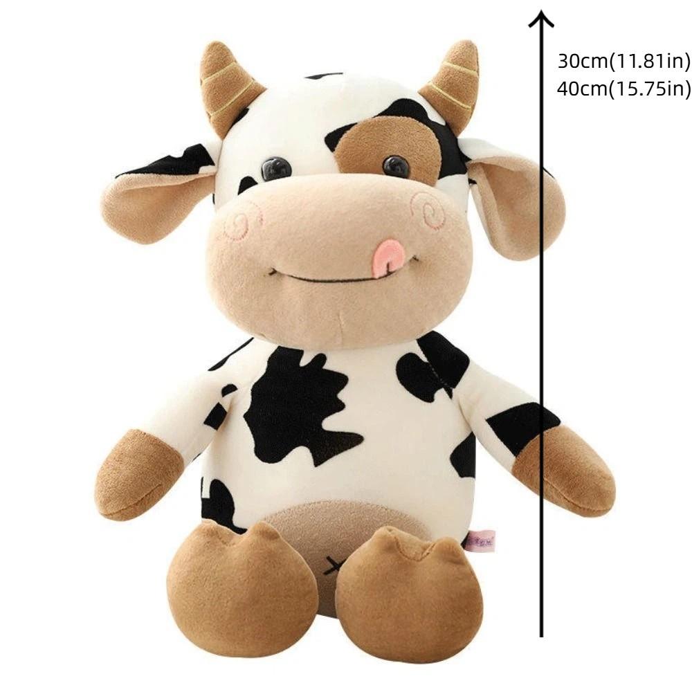 Cute Design Plush Toy Soft Material Chinese Zodiac Cow Little Cow Stuffed Cow  Girl Gift
