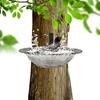 Outdoor Bird Bath Feeder Tray Durable Construction Easy To Clean Simple Installation Detachable Hummingbird Birdbath Bowl