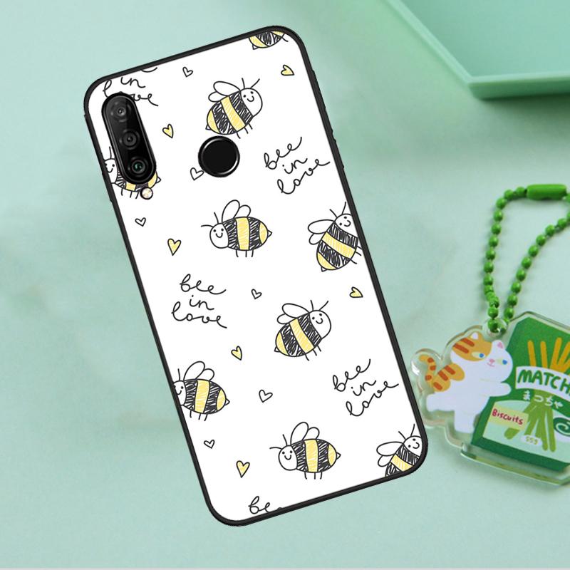 Bee Bumblebee Pattern For Huawei Nova 12s 12i 11i 7i 8i 9 10 SE Y91 Y90 Y60 Y70 Y72 Y61 P60 Pro P30 P40 Lite Case