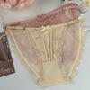 Low Waist Underwear for Women Bow Lace Thin Underwear Breathable Mesh Briefs  Girl