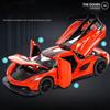 Κλίμακα 1/32 Μεταλλικό Παιχνίδι Koenigsegg Jesko Supercar Μοντέλο Αυτοκινήτου από Κράμα Ήχος και Φως Κίνηση με Όπισθεν Παιδικό Παιχνίδι Αυτοκίνητο Συλλεκτικό Δώρο