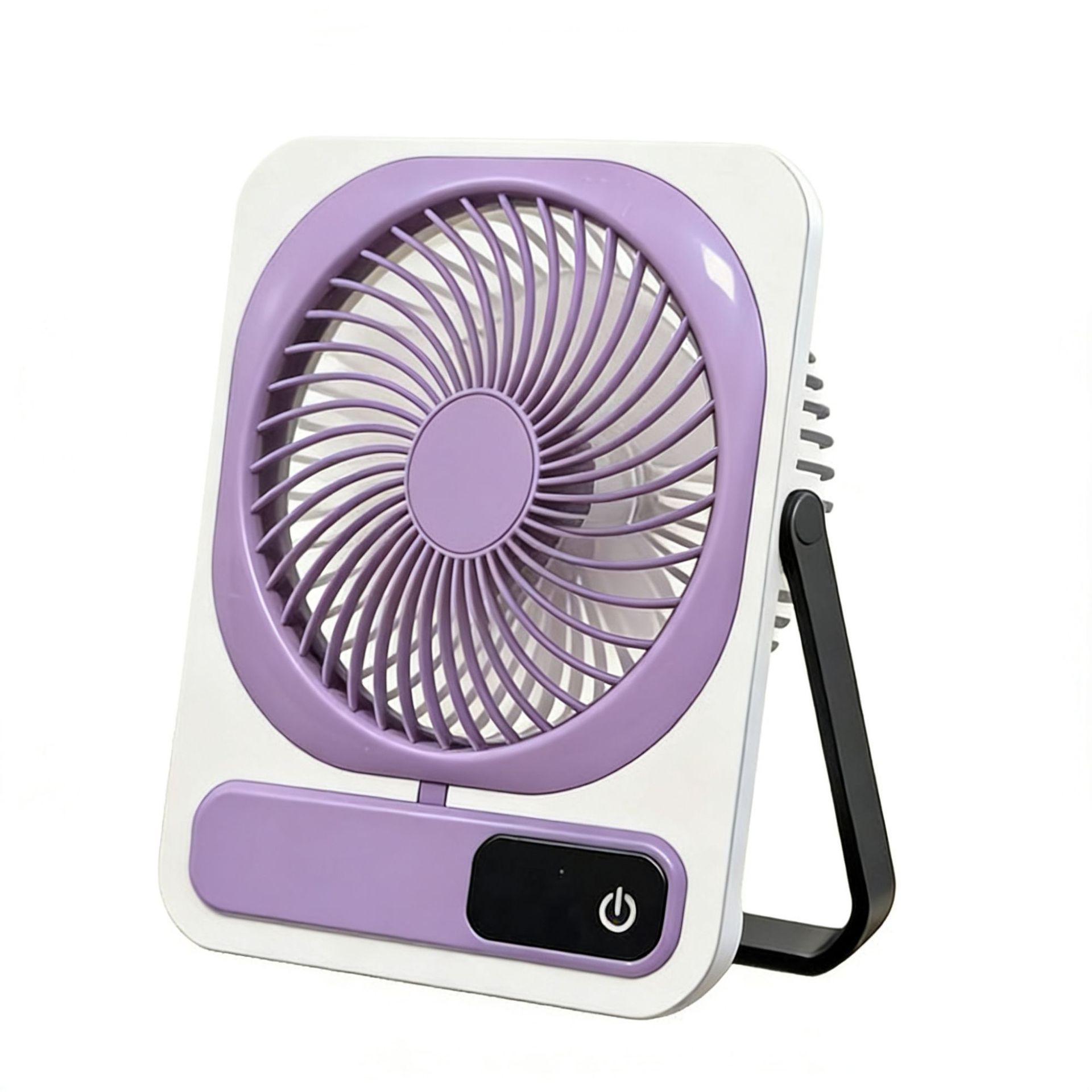Ultra-Thin USB Rechargeable Desktop & Wall-Mounted Fan 164x134x39mm