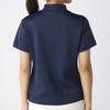 Marie Claire Short Sleeve Mock Neck UV Cooling 715622W Women's Shirt, Protection, Touch, Navy,