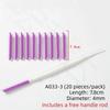 20/30Pcs With Clips Hair Root Perm Rods 2.3/3.3/4/5mm Diameter Perm Rods Bars  Home Hair Styling