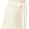 Francfranc Wave Full Apron in Yellow with Stylish and Makes a Great Gift Stripes, Cute,