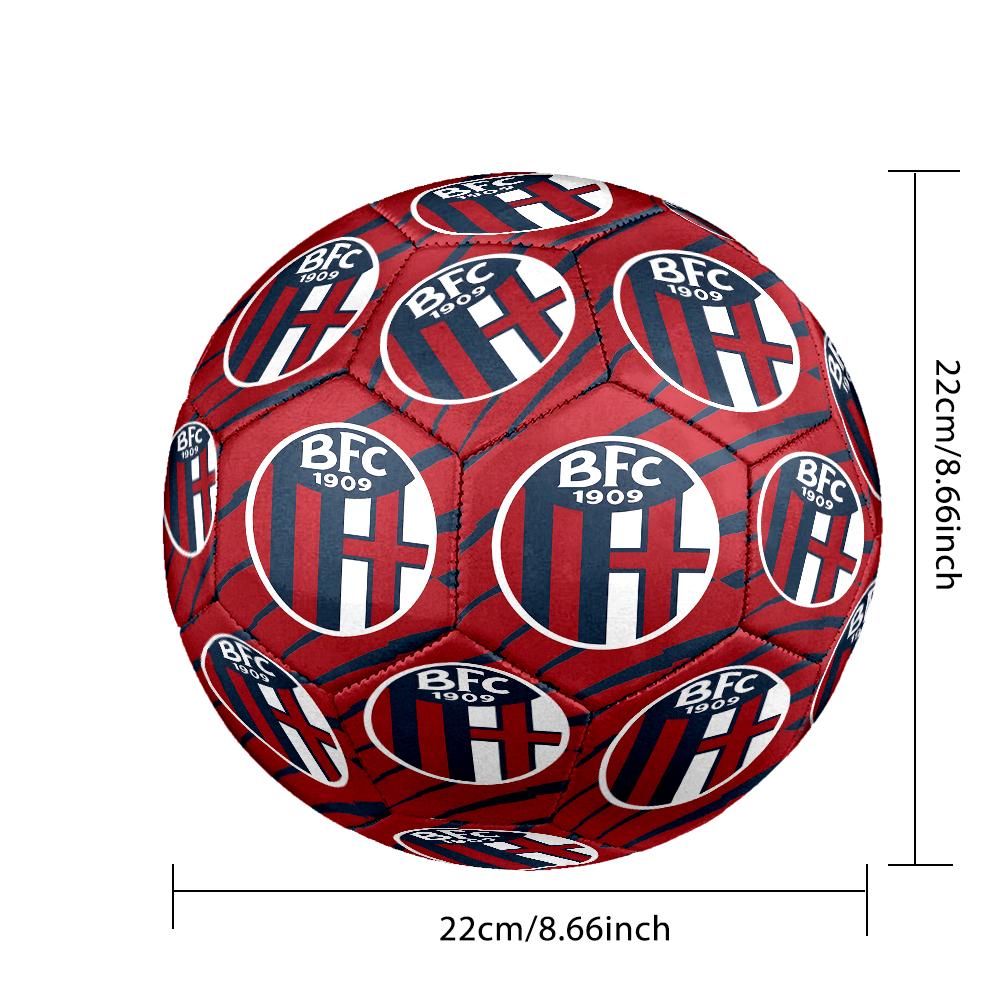 Football Bologna Size 5 Soccer Balls, Anti-Slip, Protective Football, Outdoor Sport, a Unique Gift Suitable for him/her, Birthdays