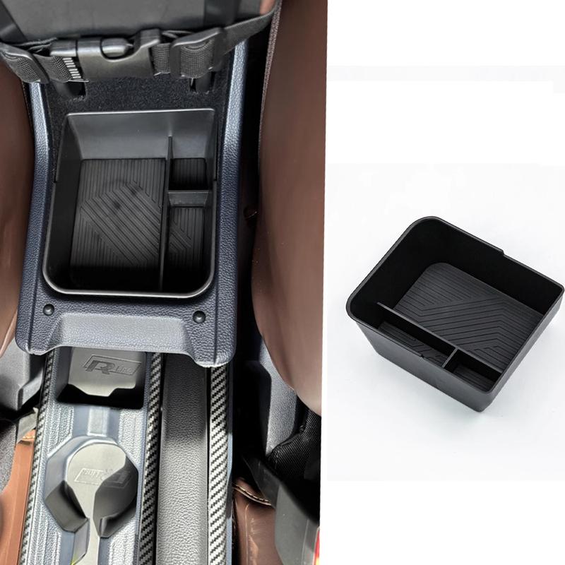 Car Storage Box for Volkswagen VW Virtus Polo Sedan ~2025 Armrest Mat Central Console Sundries Organizer Tray Accessories