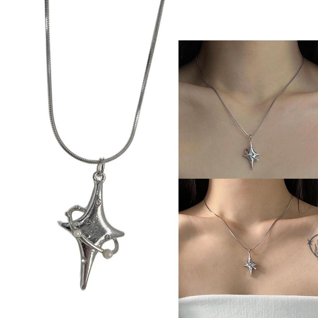 Irregular Star Necklace Niche Simple Female Titanium Steel Collarbone Chain