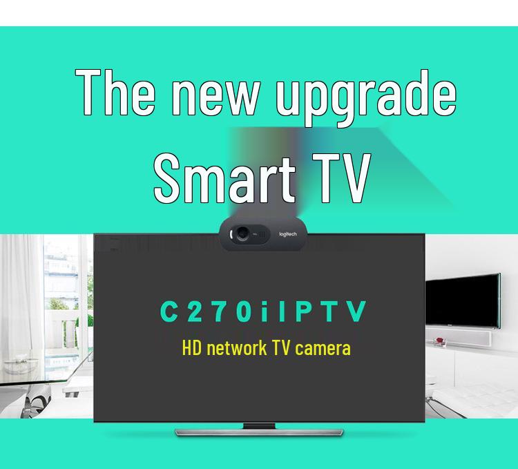 Logitech C270i HD Webcam for Online Classes and Remote Training