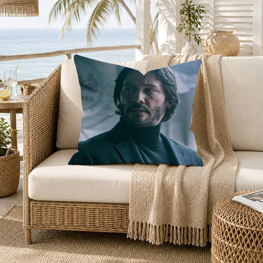MMovie Character JJohn WWick Pillow Case for Sofa Living Room Home office Decor Protective Cover