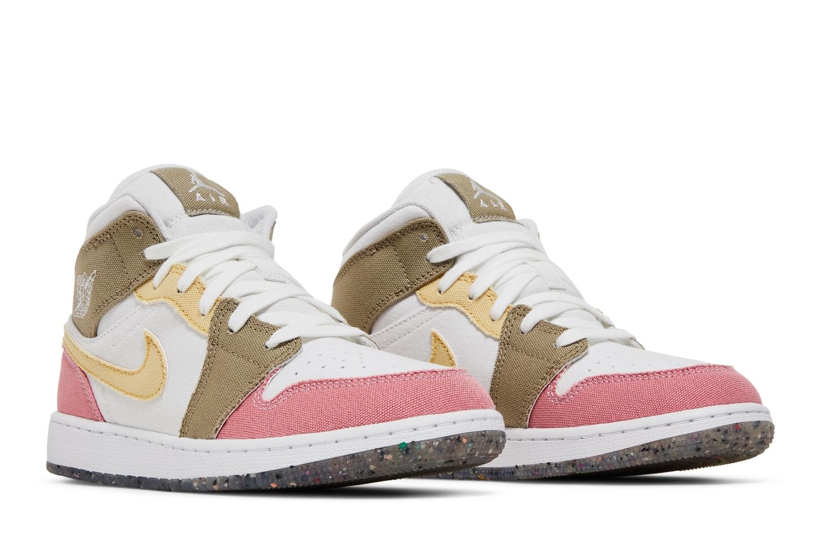 

Air Jordan 1 Mid SE GS Pastel Grind DJ0338-100 37.5