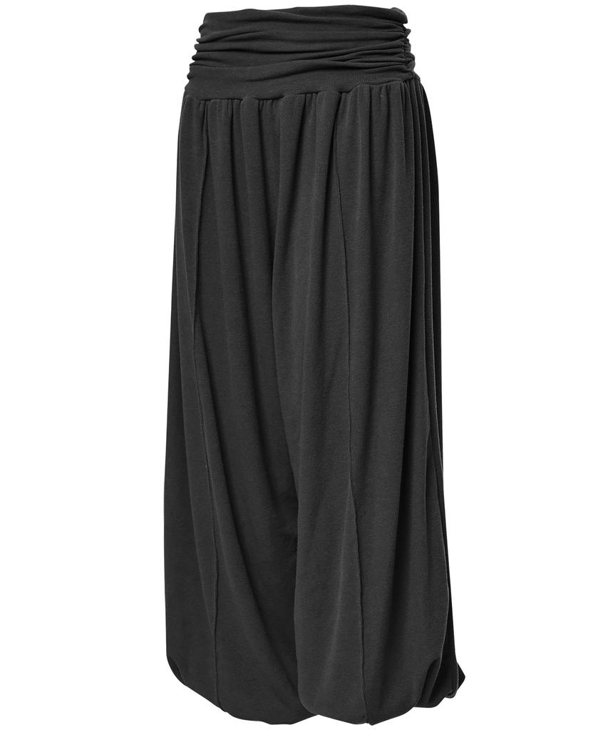 Peulleeoeob Wide Capri Pants (Fl-270_Black)
