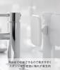Yamazaki Magnetic Sanitary Silicone x x Tower Floating Bathroom Sink Cleaning 1842 Sponge, White, W7.5 D7.5 H3cm, Series, Storage, Tool,