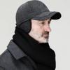 Clape Winter Hat with Ear Warm and Perfect for Outdoor Snow Mountain Winter and Respect for the Aged Day Men's Flaps, Windproof, Work, Commuting,
