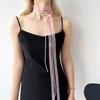 Lace Scarf for Women Long Skinny Belt Necktie Neck Scarf Girls Photo Props Long Neckerchief Skinny Scarf Necktie