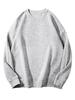 2024 Autumn/Winter Women's Round Neck Loose Plain Long Sleeve Hoodie