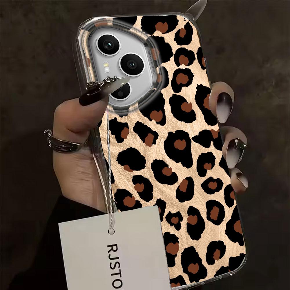 Vintage Black Leopard Women Phone Case for Honor 400 200 90 Smart Pro Magic7 6 5 70 Lite X9a X9c X9b X8b X8a X8c X7c X6c Cover