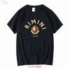 Rimini Hemd Italien Reise Fan T Italien Vintage Mode Vielseitig Mann Dehnbar Weich Vintage Atmungsaktiv