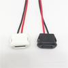 2 Pin USB-C Type Waterproof USB Connector Direct Compression Female Base Female Socket Charging Interface