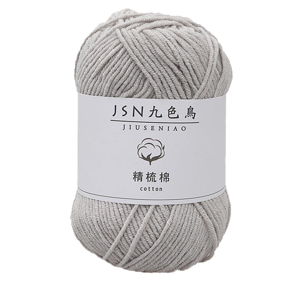 Mleczna bawełna 4 nitki Baby Line Diy Doll Bawełniana nić Szydełkowa wełna dla niemowląt