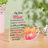 Mom Heart Keepsake - Appreciation Plaque for Birthday, Christmas & Mother's Day