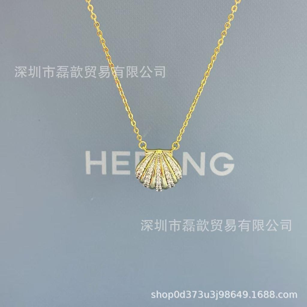 HEFANG Seashell Collarbone Necklace