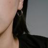 [silver925] Flowing earrings (gold)