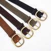 2026 High-Quality Women's Day Buckle Leather Belt - Imitation Suede, Reversible PU Cross Suede, Hot Selling