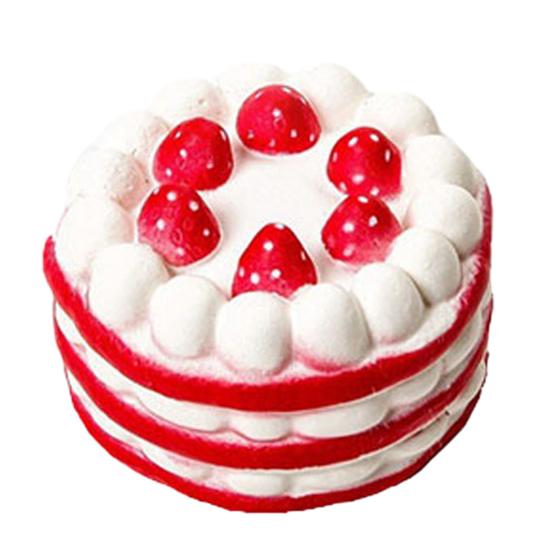 Simulated Cake Squeeze Toy Soft Slow Rising Toy Rainbow Layer Cake Slice Stress Relief Sensory Toy for Adults Kids