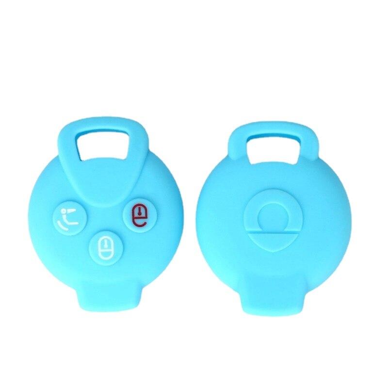 Silikonowa obudowa kluczyka do samochodu obudowa pilota do Mercedes Benz Smart 451 Chiave Roadster Crossblade Fortwo Roadster K Forfour akcesoria