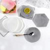 1 Pcs Handmade Silicone Mold For Resin DIY Geometric Coaster Resin Mold Nordic Style Coaster Crystal Epoxy Mold Tray Tea Set