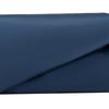 Men Chest Bag PU Leather Waterproof Fashionable Casual Waist Bag Messenger Bag for Outdoor Activity Blue