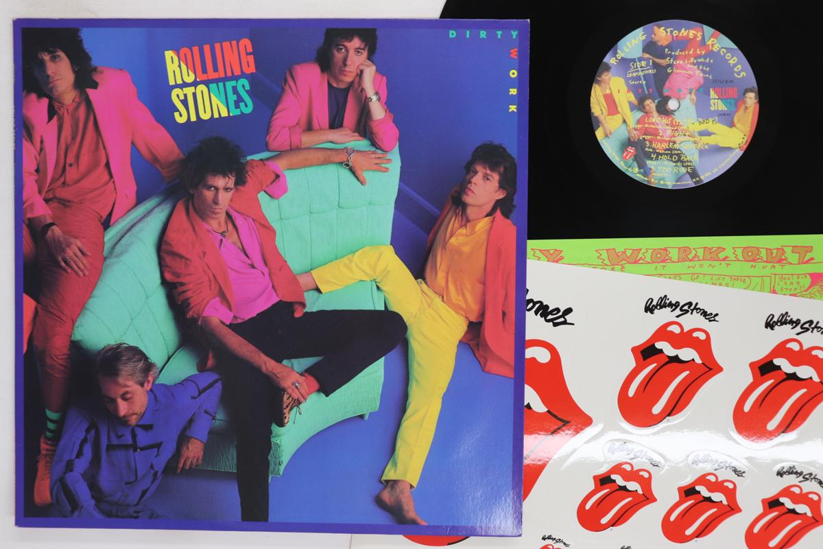 LP Пластинка ROLLING STONES Dirty Work 28AP3150 ROLLING STONES 1986 Япония Рок Б/У