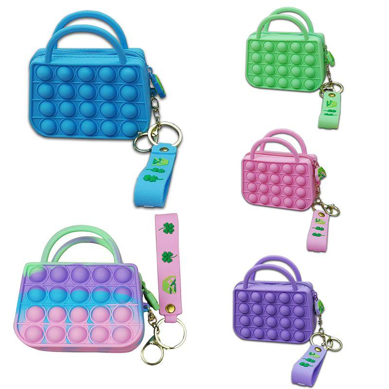 Vibrant Pop It Pouch Bag With Soft Bubble Design For Stress Relief And Storage