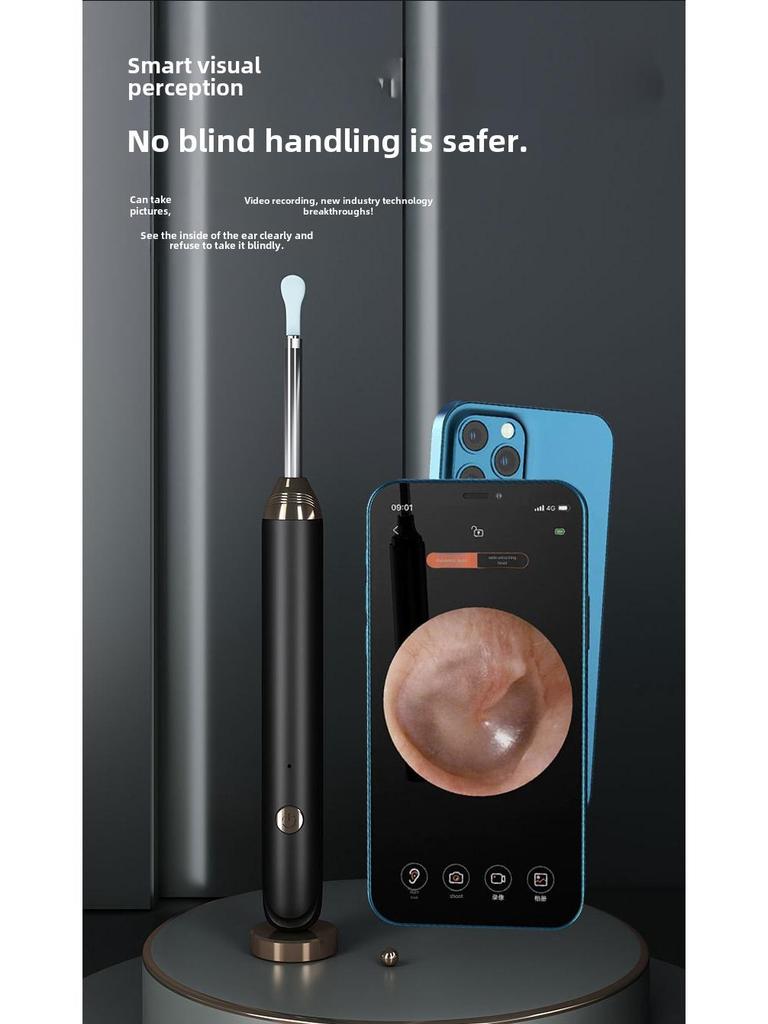 SL0011 WiFi Visual Ear Pick: HD Luminous Integrated Spoon for Ear Canal Cleaning