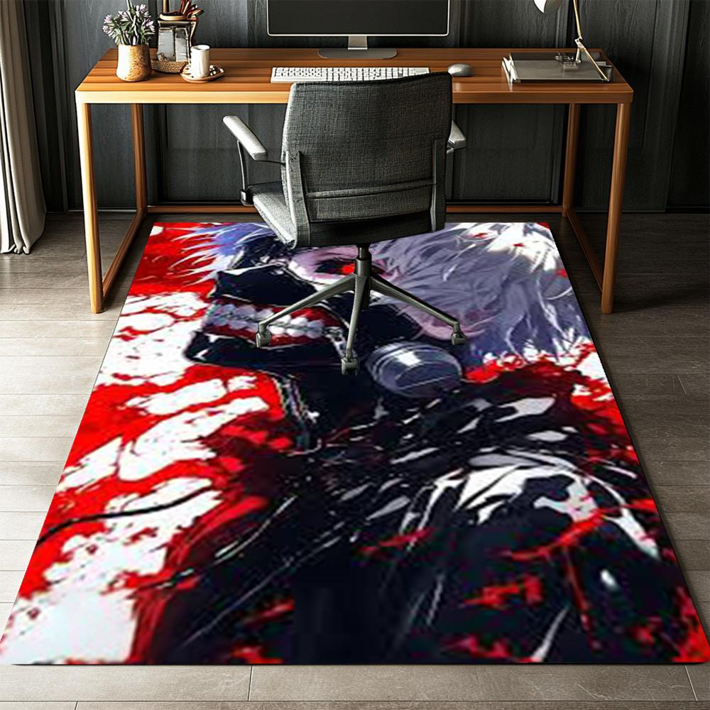 Tokyo Ghoul Printed Carpet,Rug,for Office Chair Living Room Bedroom Kitchen Room Decor Gifts.