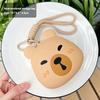 Cartoon Silicone Coin Purse Capybara Earphone Bag Cute Mini Storage Bag  Woman Girls