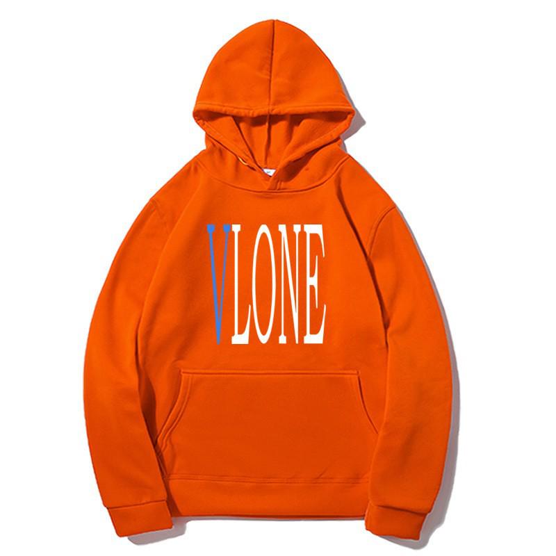 Vlone Blue Big V Venom Snake Hoodie: Unisex Loose Fit Sweatshirt