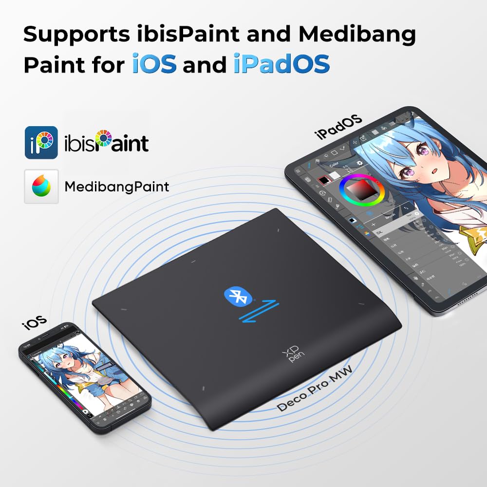 XP-PEN Deco Pro MW Gen2 Pen Tablet MT0962B_ACK05
