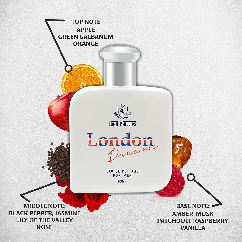 London Dreams Eau De French Perfume For Men - 100 Ml