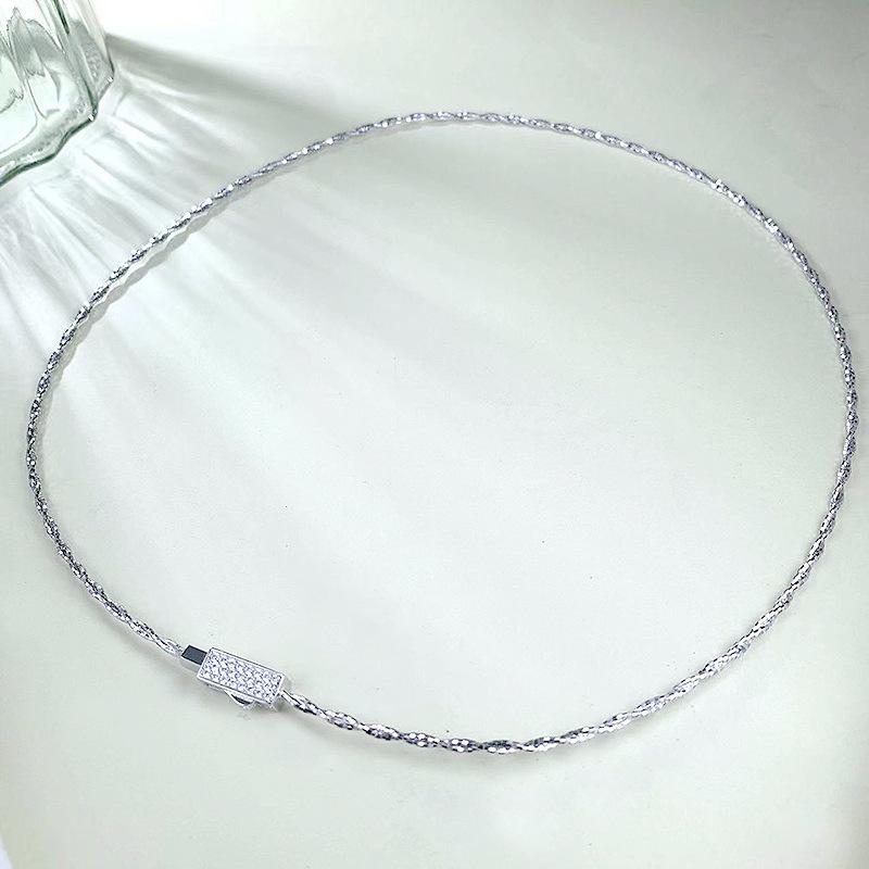 

Xiancan Jewelry S925 Silver Star Wrap Necklace - 2024 Unisex Design Model N257 - 40cm