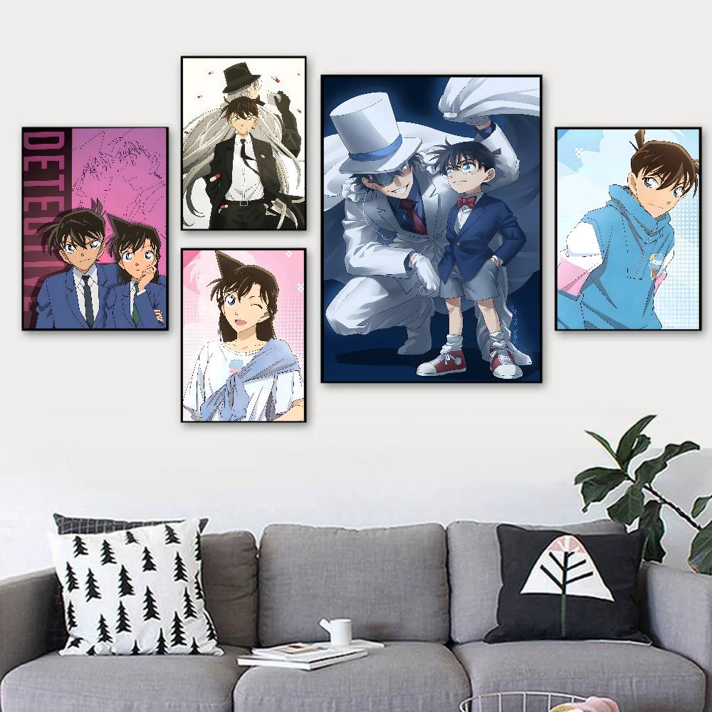 D-DETECTIVE Conan ANIME Poster Leinwandbild Poster Mit Drucken Haus Schlafzimmer Wohnzimmer Dekoration Geschenk
