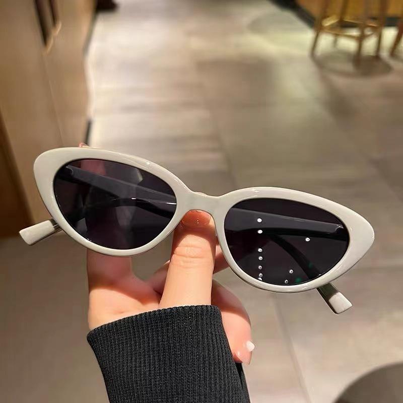 Fashion Sunglasses Unique Oval Sun Glasses Women Goggle Shades Mirror Colorful Y2K Vintage Korean Fashion Trend Jewelry