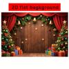 Christmas Tree Retro Wooden Wall  Backdrop Xmas Decoration Background Winter Backdrop Decorations For Photo Studio Photo Booth Christams Party
