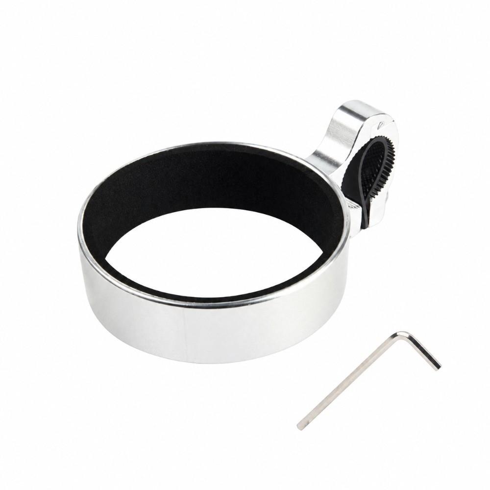 Silver Drink Cup Holder Easy Installation Bike Water Bottle Holder Daily Bicycle Users