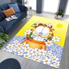 1pc Garfield Flower Office Chair Mat - Anime Cartoon Design, Non-Slip Carpet for Home Decor, Suitable for All Seasons, Ideal Gift for Holidays.Q075