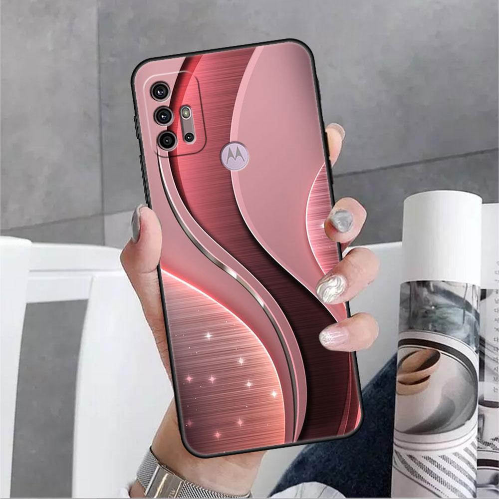 

Чохол для Motorola G30 G60 G22 G9 Play G82 G52 G8 G9 G50 One Fusion Edge 20 Black Soft Phone Capas Love Bow Moto G200 5G