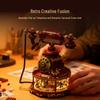 Huiji H1014 Retro European-Style Carousel Telephone Building Blocks for Kids